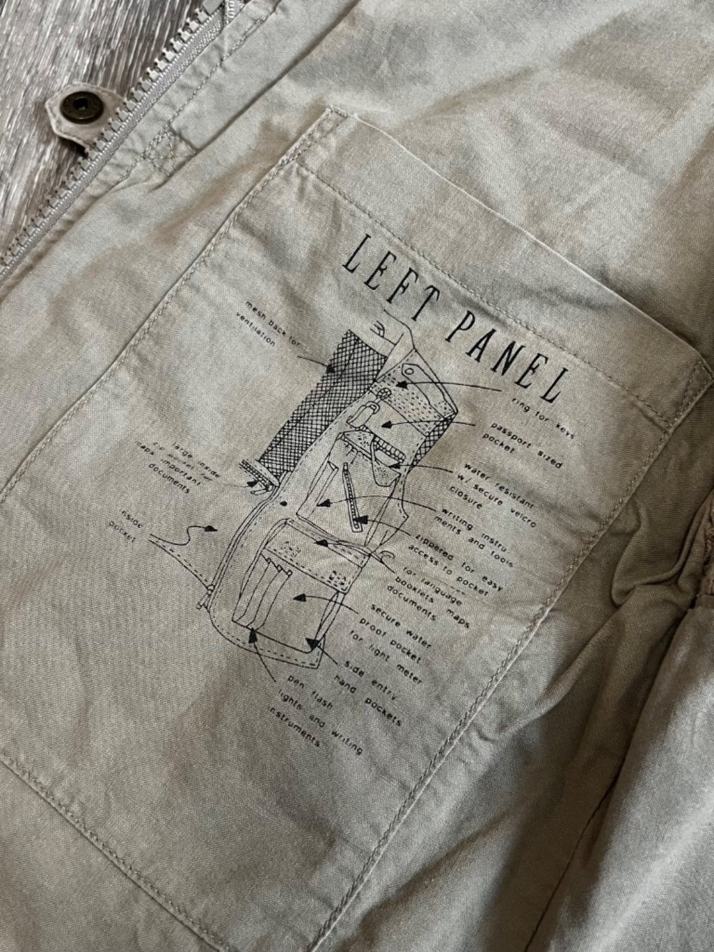 Vintage Banana Republic Vented Safari Fishing Vest Men's XS (Fits Medium) Cargo - Picture 8 of 16